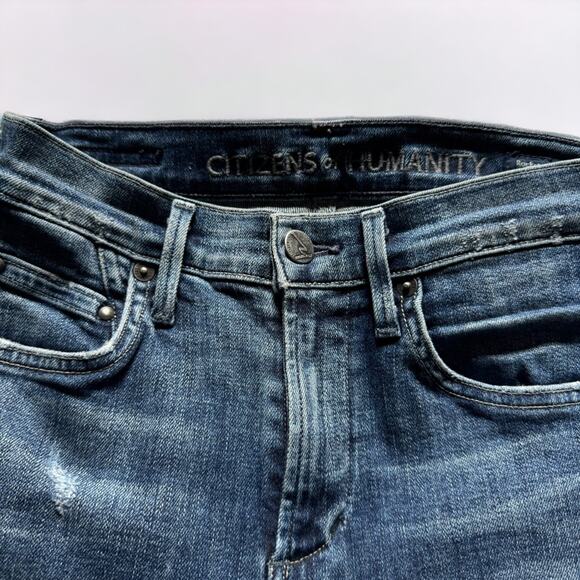 Citizens of Humanity Rocket High Rise Distressed Skinny in Indie - Picture 7 of 11